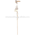 newest innovative wedding elegant crystal hanging pearl dangle earrings